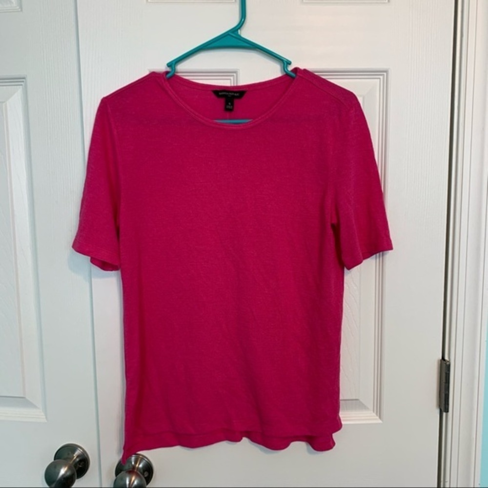 Banana republic size small pink‎ short sleeve top